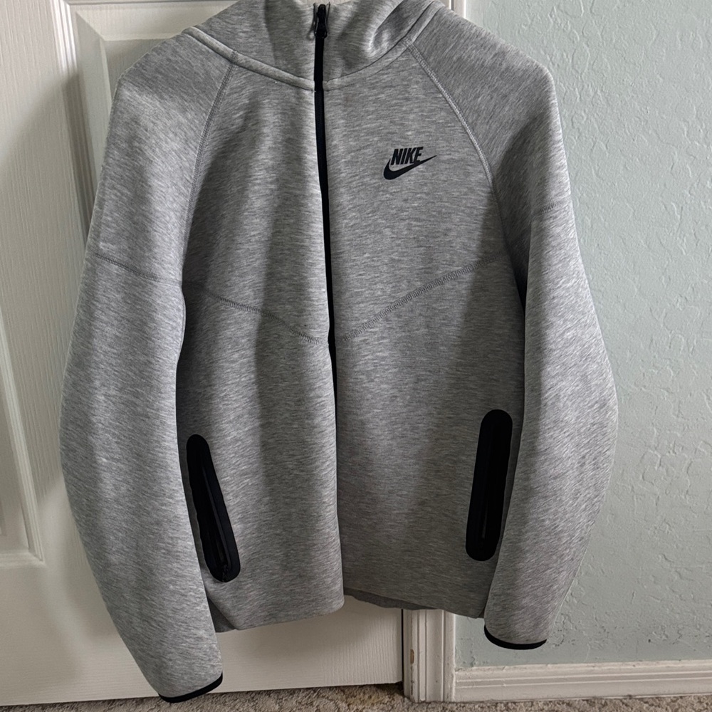Nike (Tech) Grey Zip-Up Hoodie